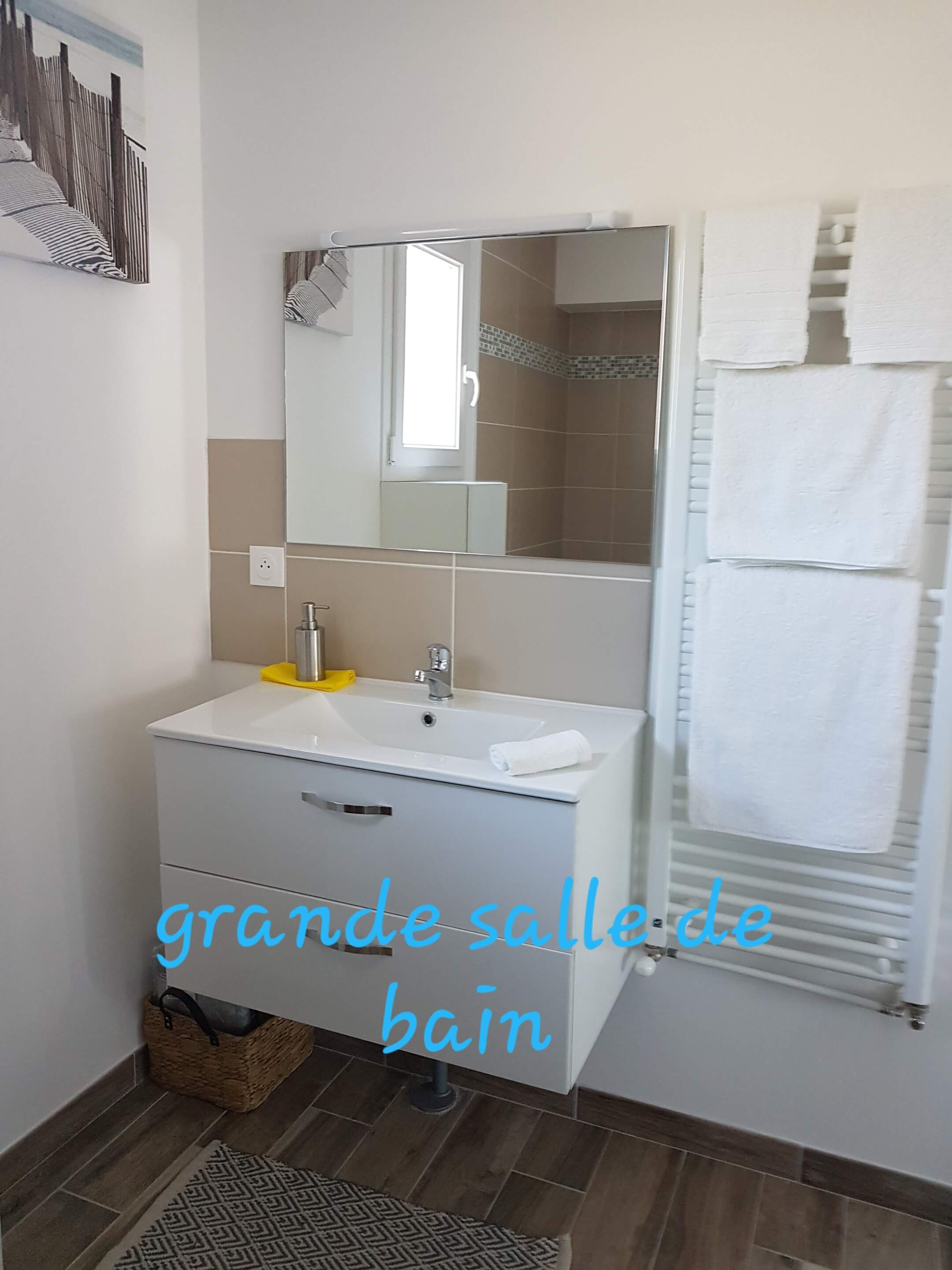 Salle d'eau salle d'eau du gite Le Petit Prince